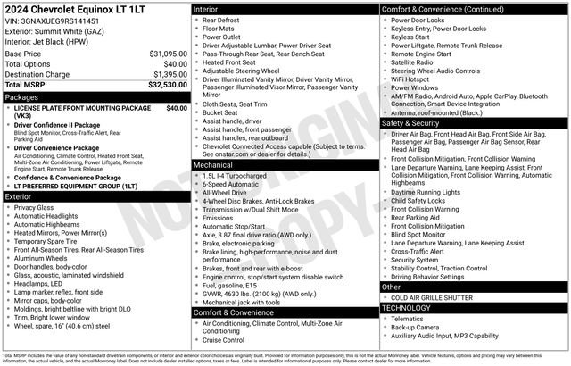 2024 Chevrolet Equinox LT's photo