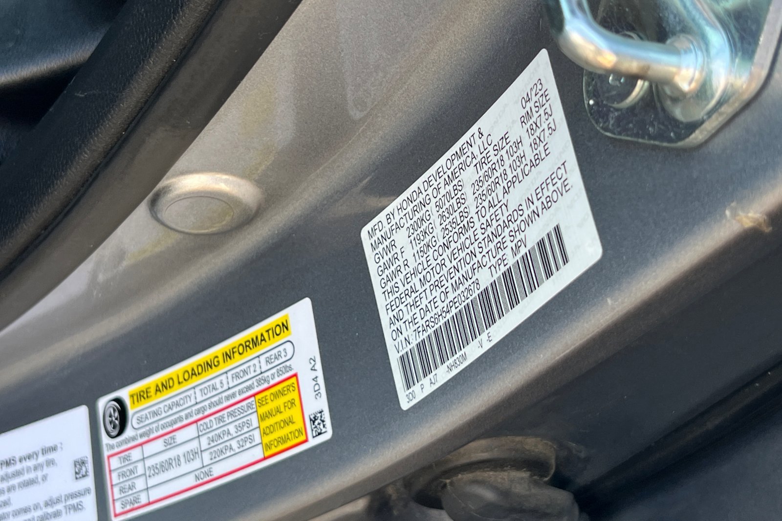 2023 Honda CR-V Hybrid Sport photo 27