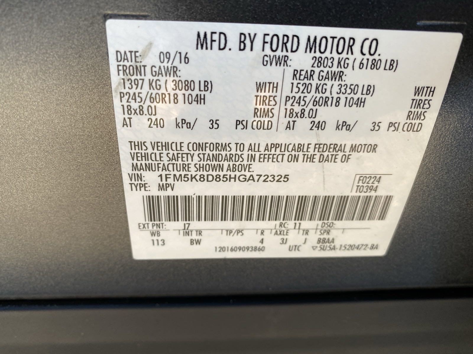 PreOwned 2017 Ford Explorer XLT Sport Utility in Somersworth P5360