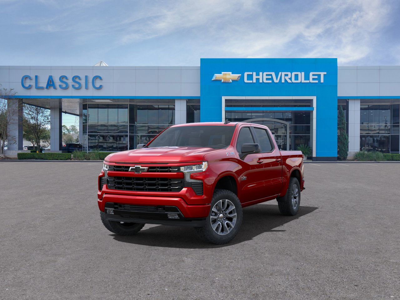 2025 Chevrolet Silverado 1500 RST Red at Classic Elite Chevrolet Sugar Land