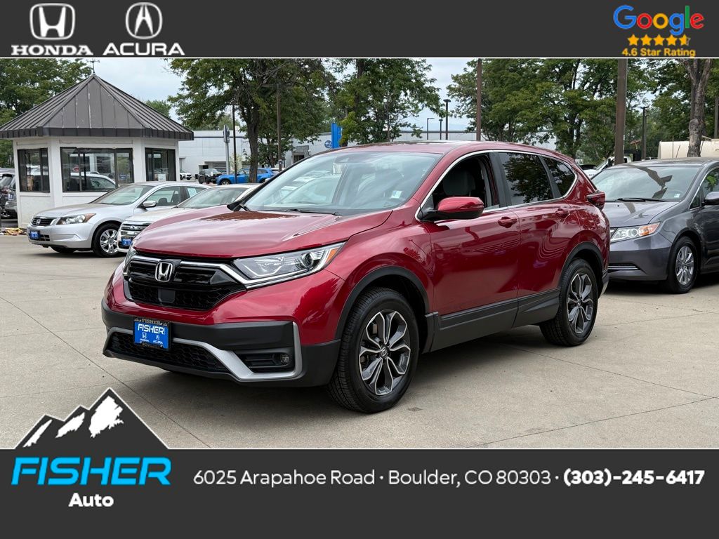 Used 2022 Radiant Red Metallic Honda EX image 1