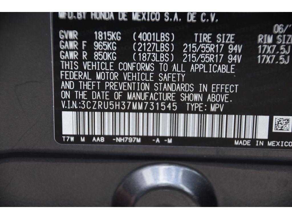 2021 Honda HR-V LX photo 21