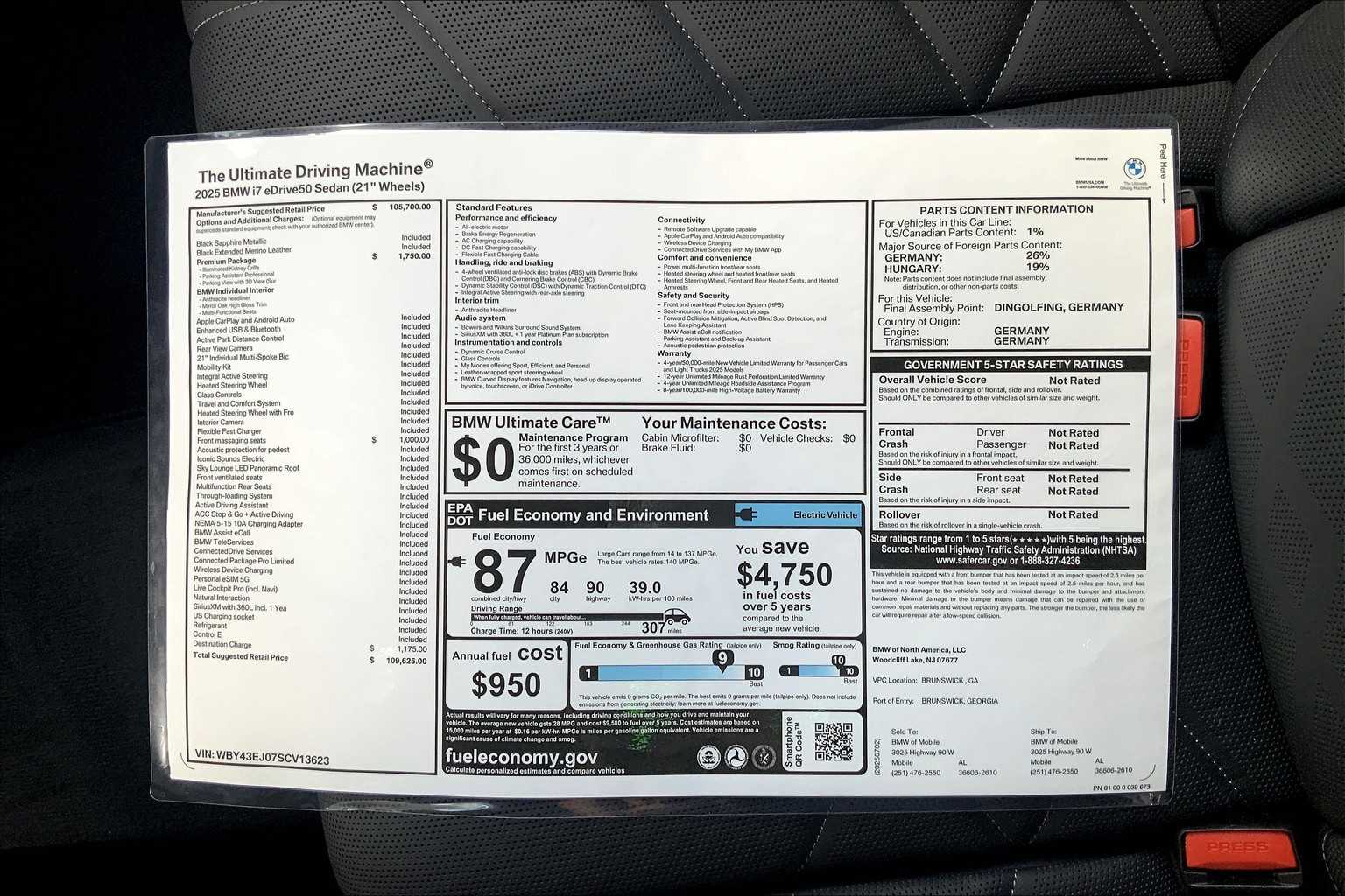 2025 Bmw i7 eDrive50 photo 17