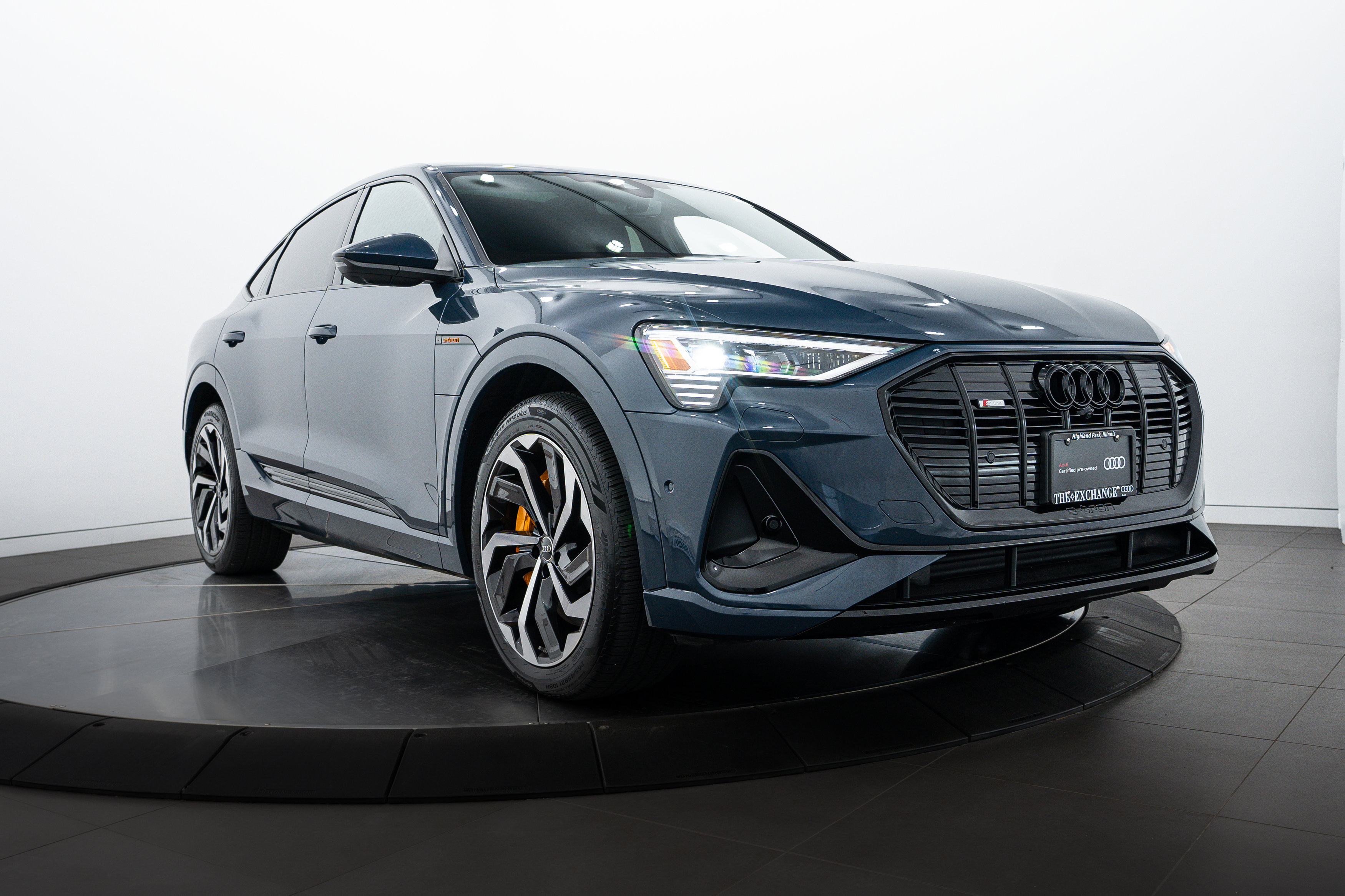 Certified 2023 Audi e-tron Sportback Premium Plus with VIN WA12AAGE2PB025620 for sale in Highland Park, IL