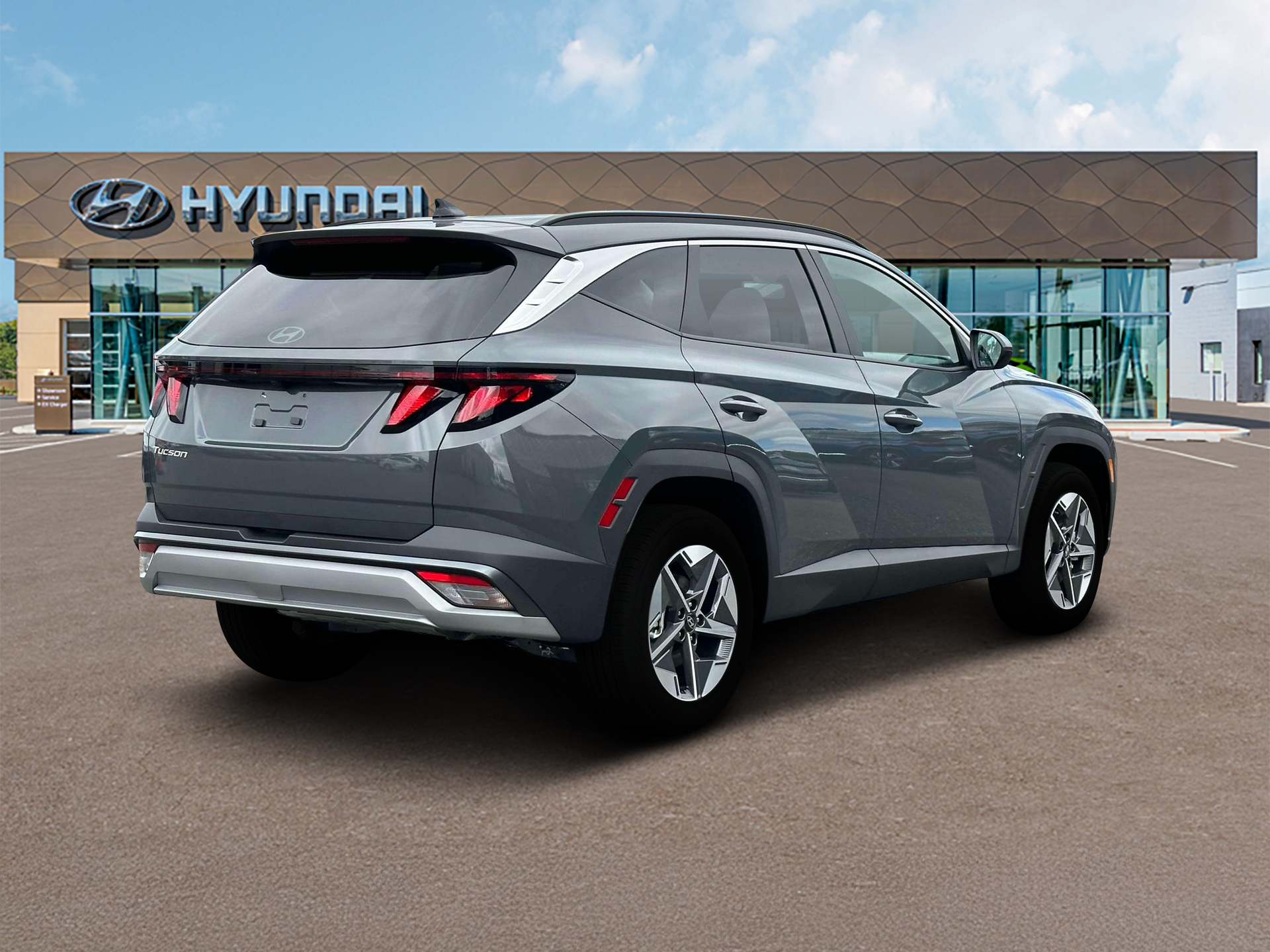 New 2025 Gray Hyundai SEL FWD image 7