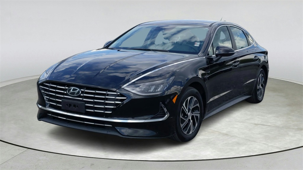 2021 Hyundai Sonata Hybrid Blue photo 3