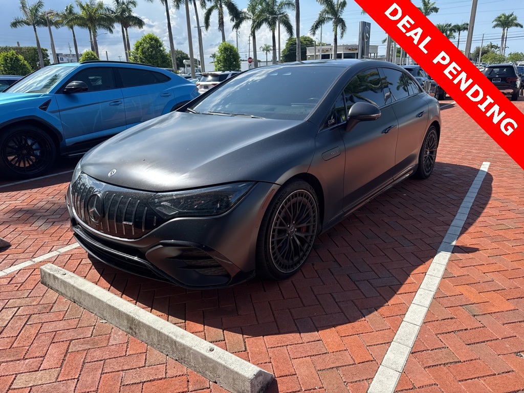 Certified 2023 Mercedes-Benz EQE AMG EQE 53 with VIN W1KEG5DB5PF023734 for sale in West Palm Beach, FL
