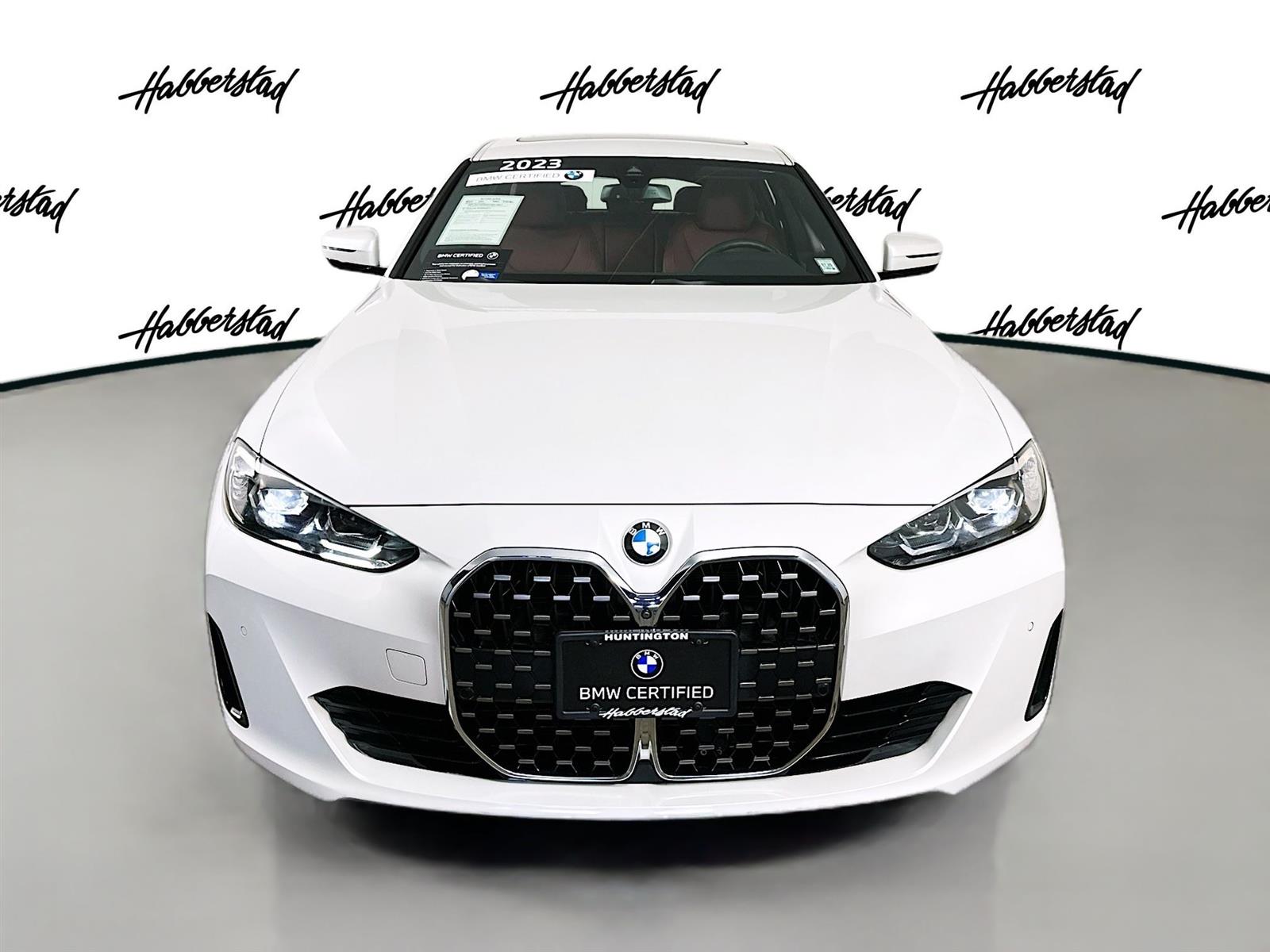 Certified Used 2023 Mineral White Metallic BMW 430i xDrive image 2