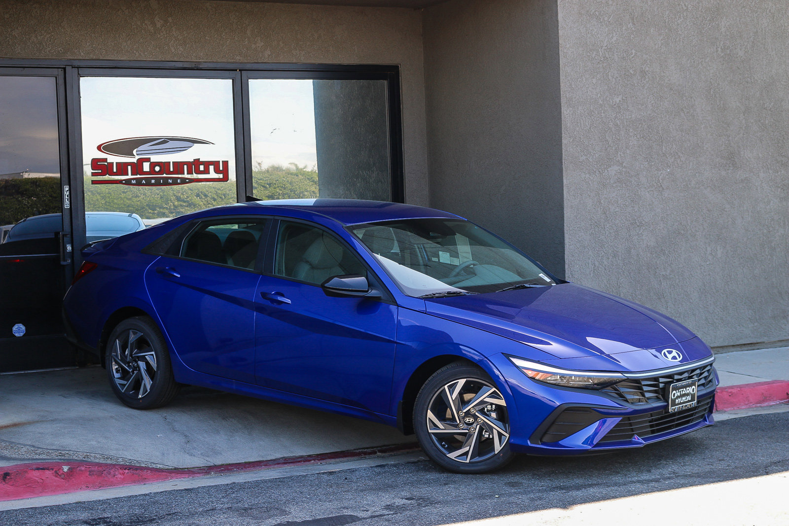 New 2025 Intense Blue Hyundai SEL Sport image 2