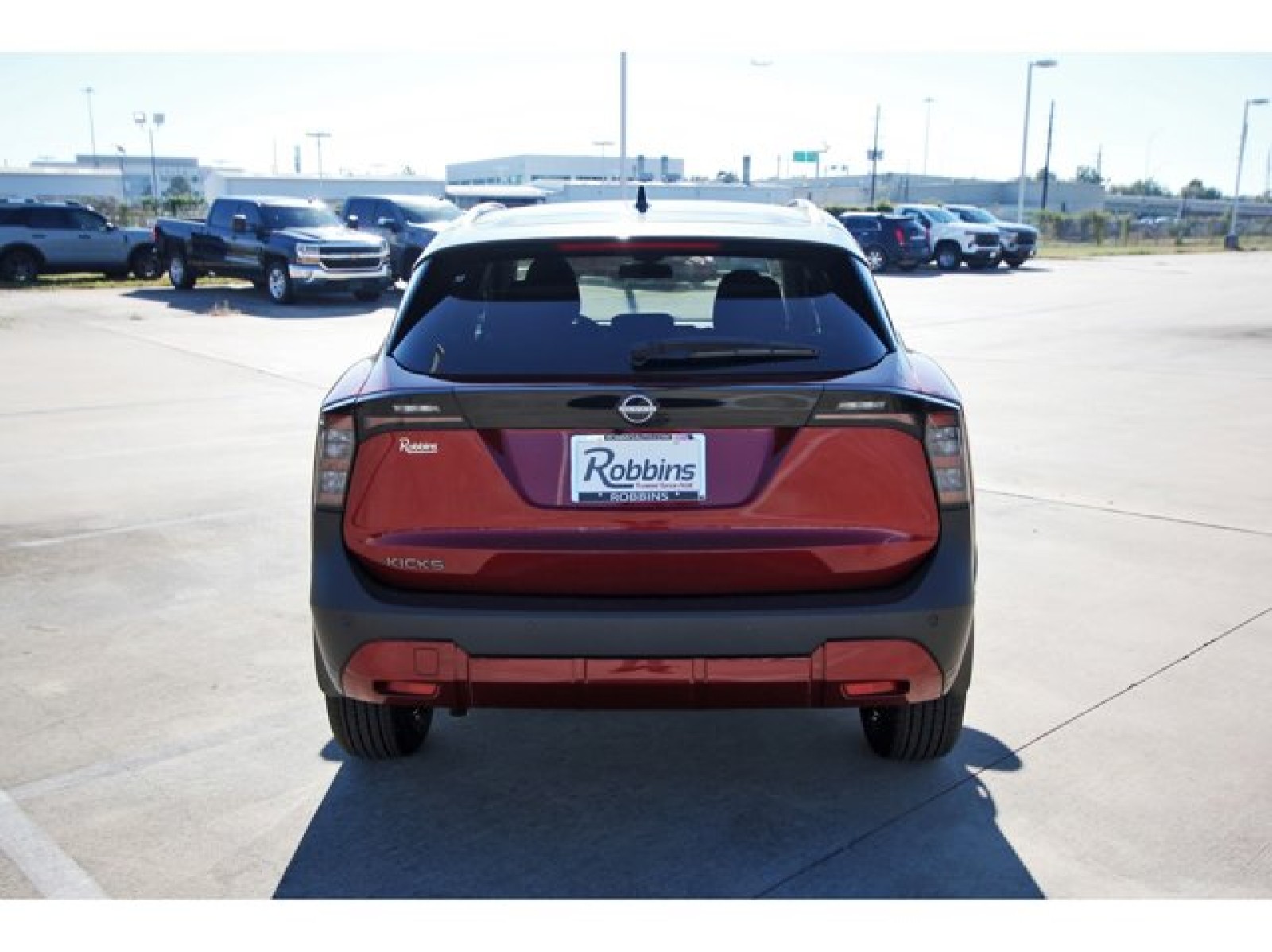 2026 Nissan Kicks SV Red at Robbins Nissan