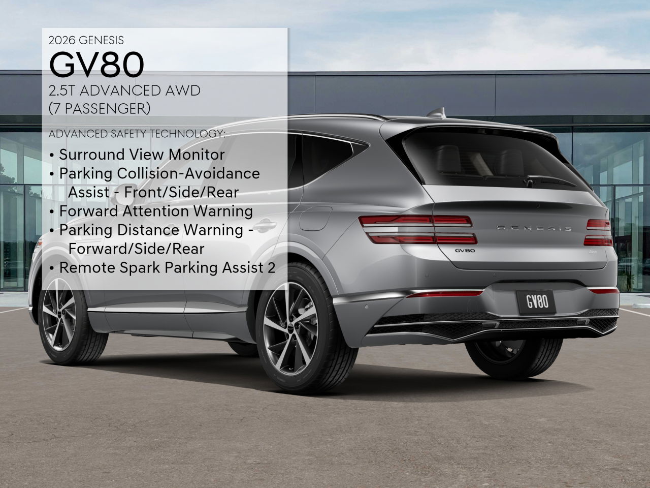 2026 Genesis GV80 2.5T Advanced photo 7