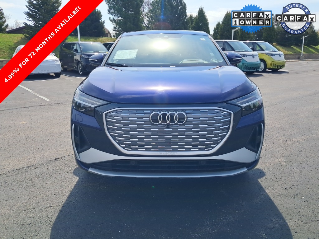 Used 2023 Audi Q4 Sportback e-tron Prestige with VIN WA142BFZ1PP053220 for sale in Franklin, WI