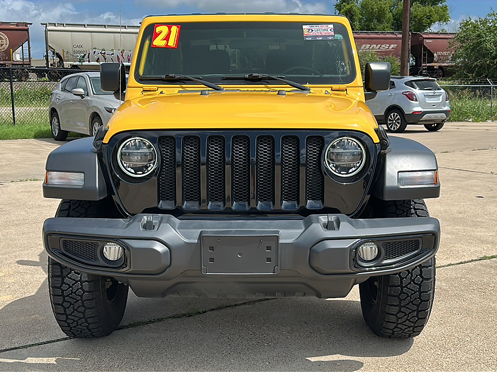 Used 2021 Hellayella Clearcoat Jeep Willys 4X4 image 11