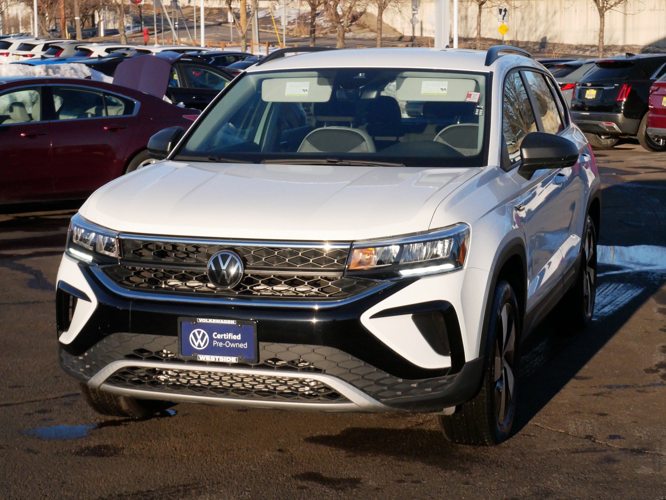 Certified 2024 Volkswagen Taos S with VIN 3VV8X7B2XRM049255 for sale in Saint Louis Park, Minnesota