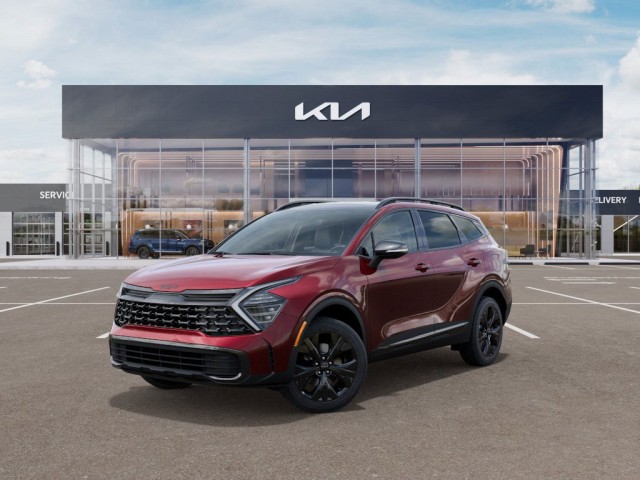 New 2025 Dawning Red Kia X-Line image 1