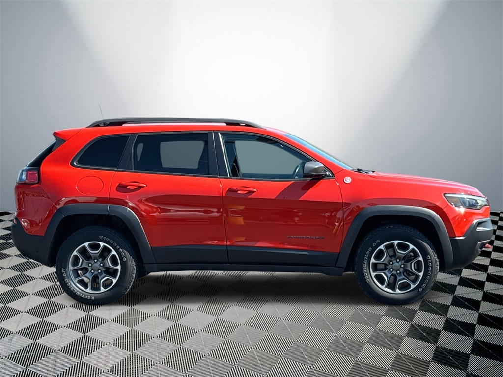 Used 2021 Jeep Cherokee Trailhawk with VIN 1C4PJMBX9MD128958 for sale in Pinckney, MI