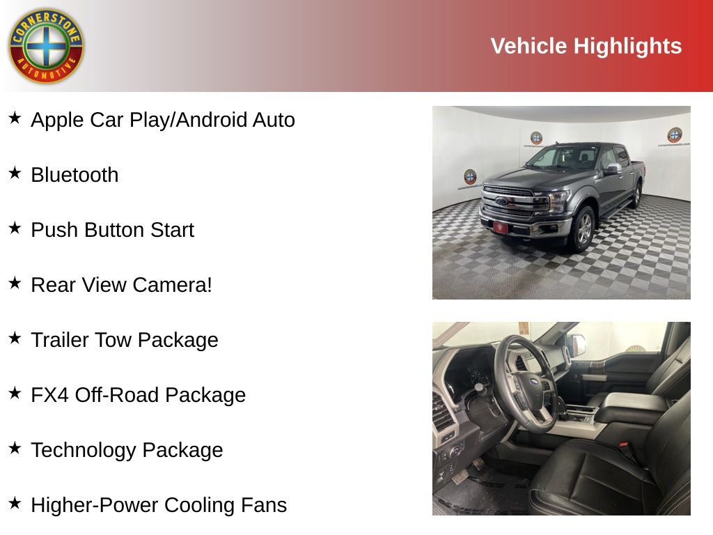 Used 2018 Ford F-150 Lariat with VIN 1FTEW1EG3JKC63900 for sale in Elk River, Minnesota