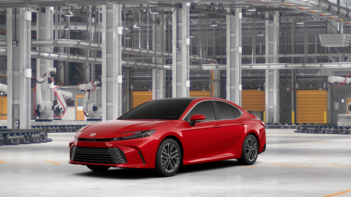 New 2025 Supersonic Red [extra_cost_color] Toyota XLE image 1