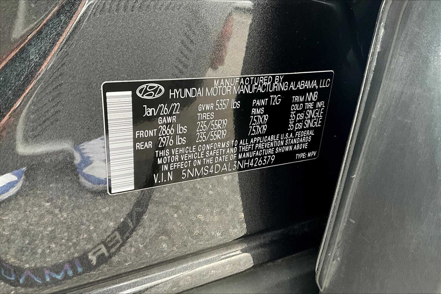 2022 Hyundai Santa Fe Limited photo 34