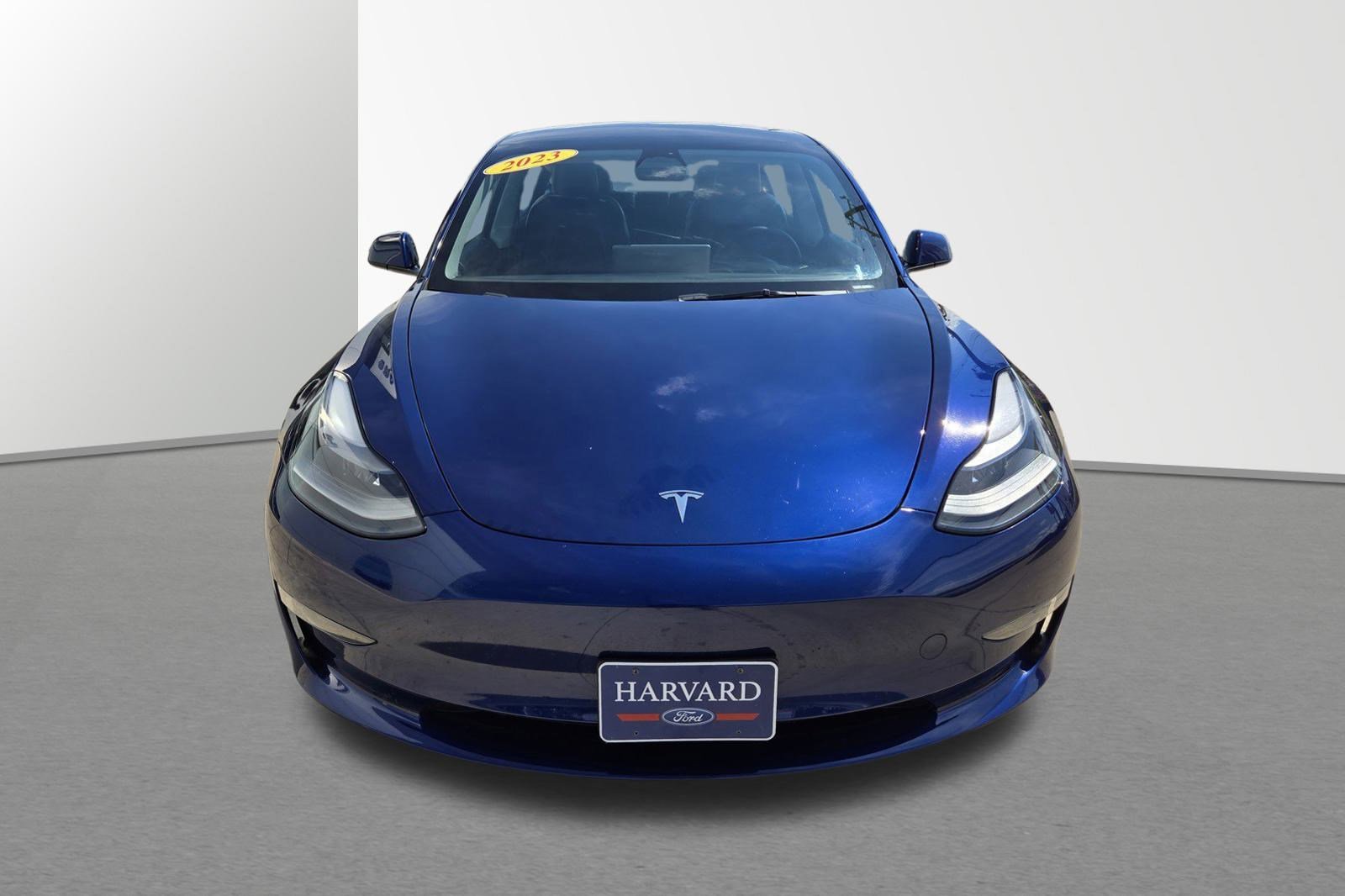 Used 2023 Tesla Model 3 Base with VIN 5YJ3E1EA6PF417608 for sale in Harvard, IL