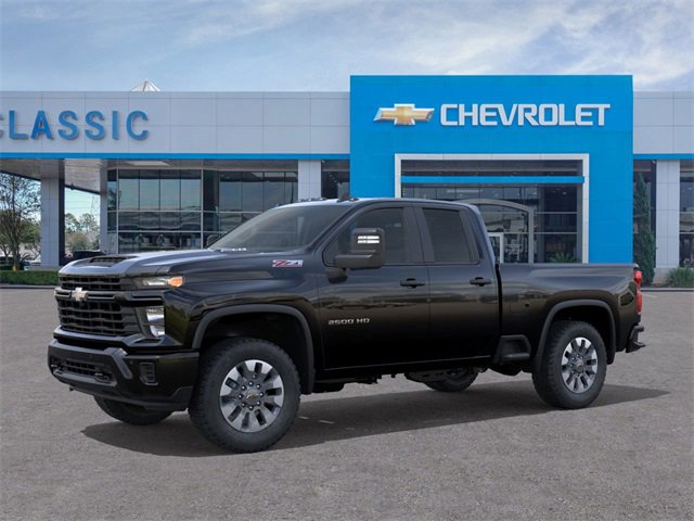 2025 Chevrolet Silverado 2500 HD Custom Black at Classic Elite Chevrolet Sugar Land