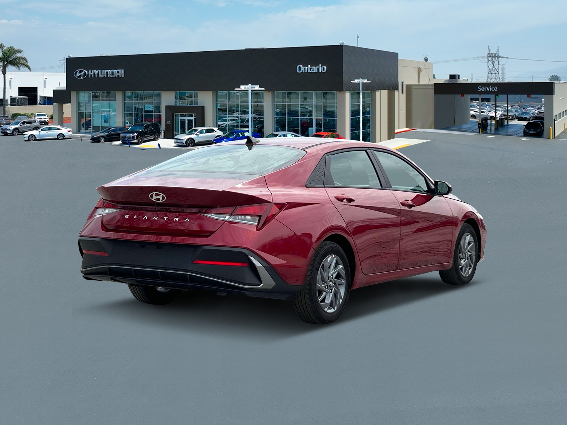 New 2024 Ultimate Red Hyundai SEL image 7