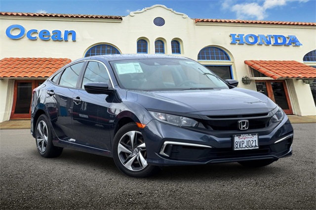 Used 2021 Honda Civic LX with VIN 2HGFC2F67MH547262 for sale in Burlingame, CA