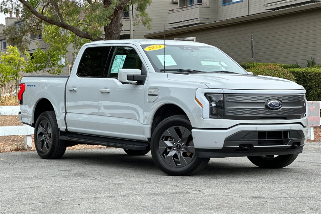 Used 2023 Ford F-150 Lightning Lariat with VIN 1FTVW1EL2PWG15590 for sale in Novato, CA