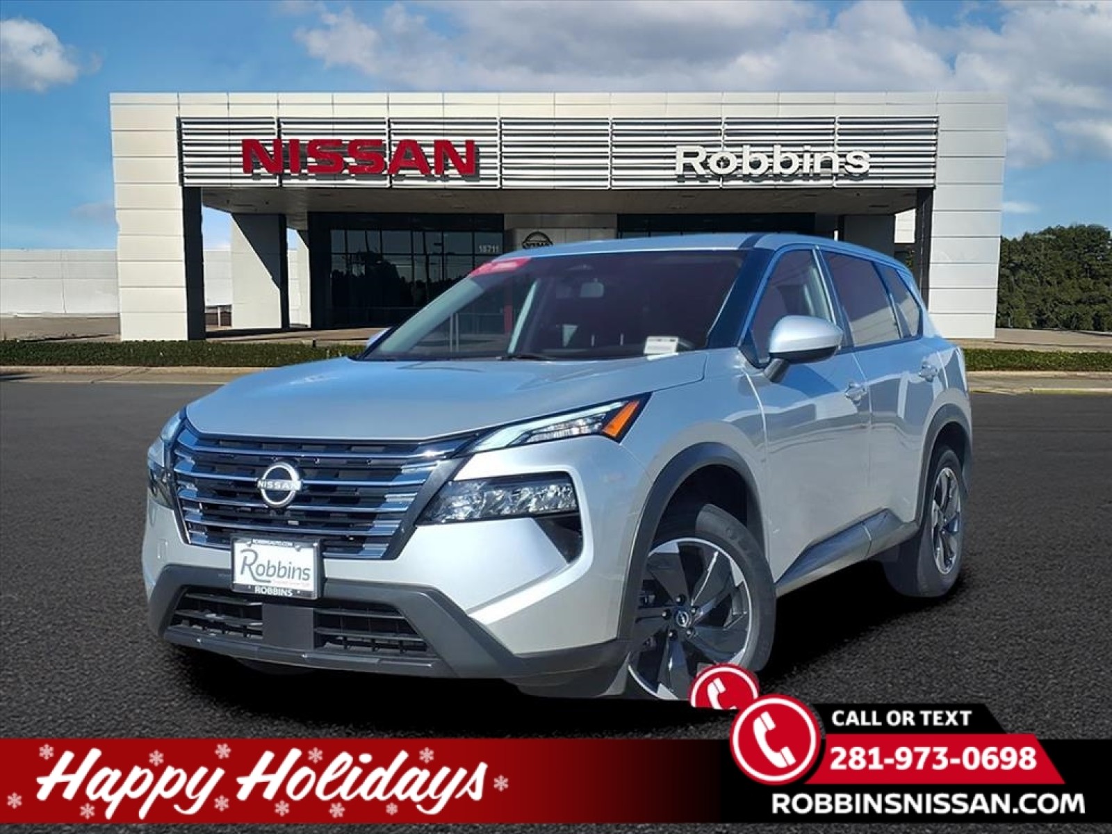 2024 Nissan Rogue SV Silver at Robbins Nissan