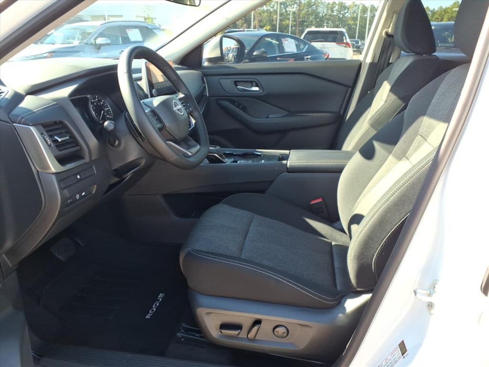 2025 Nissan Rogue SV White at Robbins Nissan