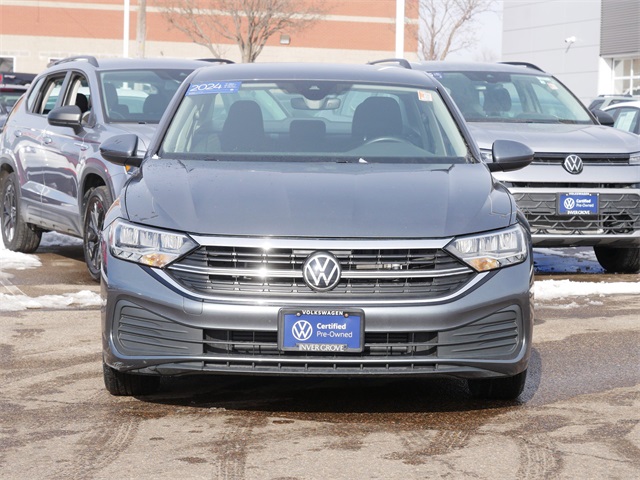 Certified 2024 Volkswagen Jetta S with VIN 3VW5M7BU6RM007156 for sale in Inver Grove Heights, Minnesota