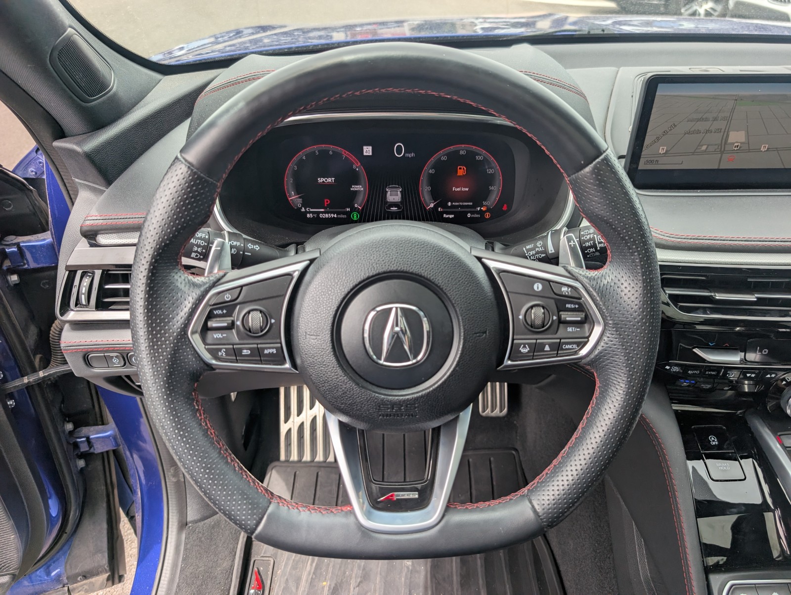 Used 2023 Apex Blue Pearl Acura w/A-Spec Package image 8