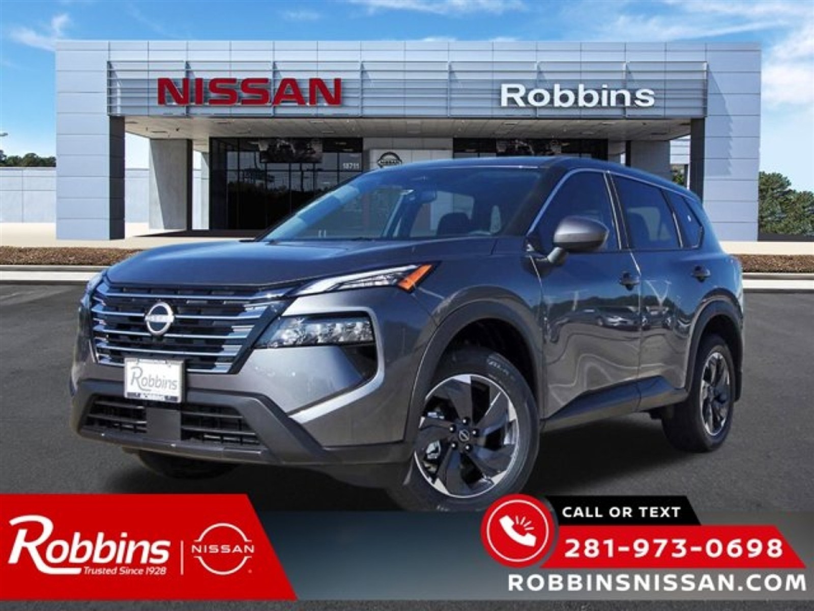 2026 Nissan Rogue SV Gray at Robbins Nissan