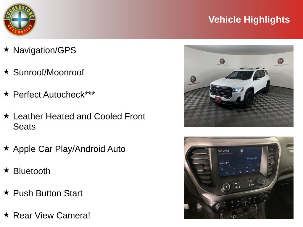 Used 2023 GMC Acadia AT4 with VIN 1GKKNLLS3PZ214502 for sale in Elk River, Minnesota