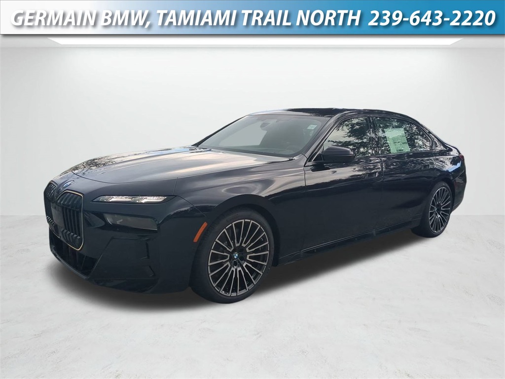 New 2025 Carbon Black Metallic BMW 760i xDrive image 1
