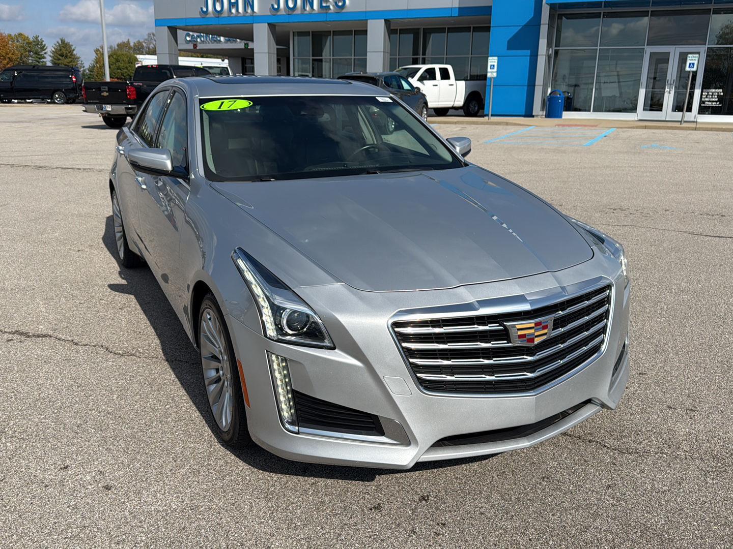 Used 2017 Cadillac CTS Sedan Luxury with VIN 1G6AR5SX8H0170851 for sale in Salem, IN