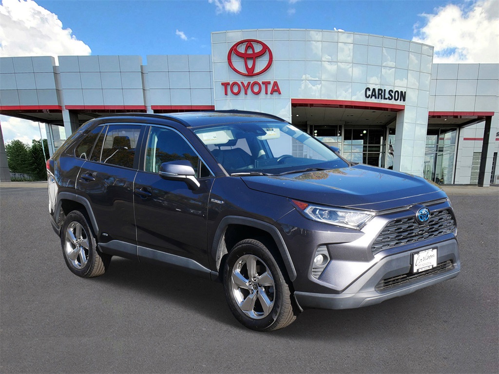 Used 2021 Toyota RAV4 XLE Premium with VIN 4T3B6RFV6MU049302 for sale in Minneapolis, Minnesota