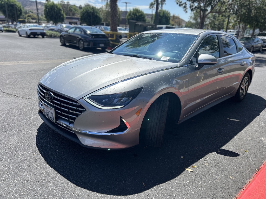 2021 Hyundai Sonata Hybrid Blue photo 3