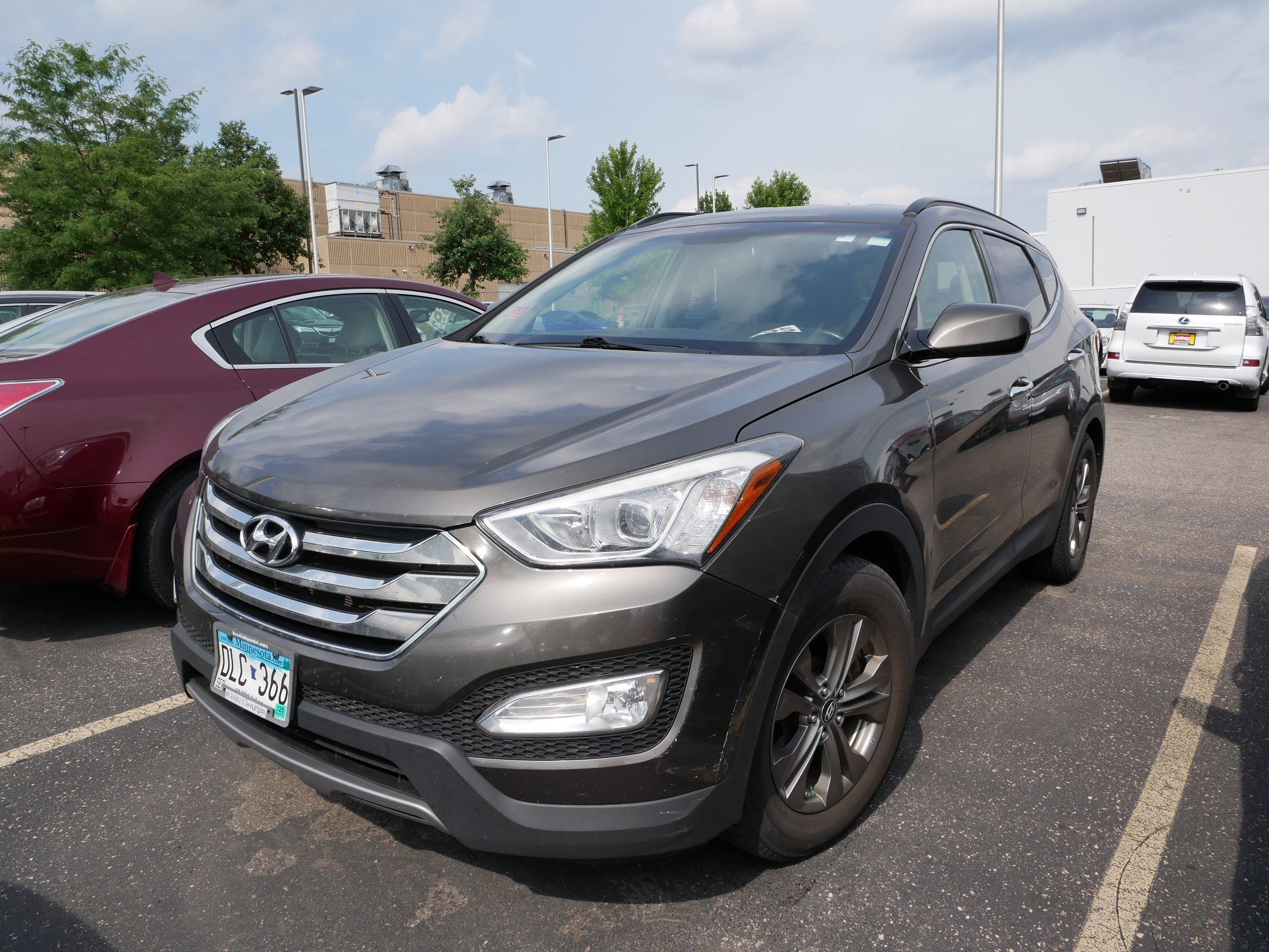 Used 2013 Hyundai Santa Fe Sport with VIN 5XYZU3LB1DG015598 for sale in Vadnais Heights, Minnesota