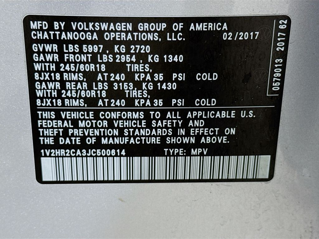 2018 Volkswagen Atlas V6 Launch Edition photo 31