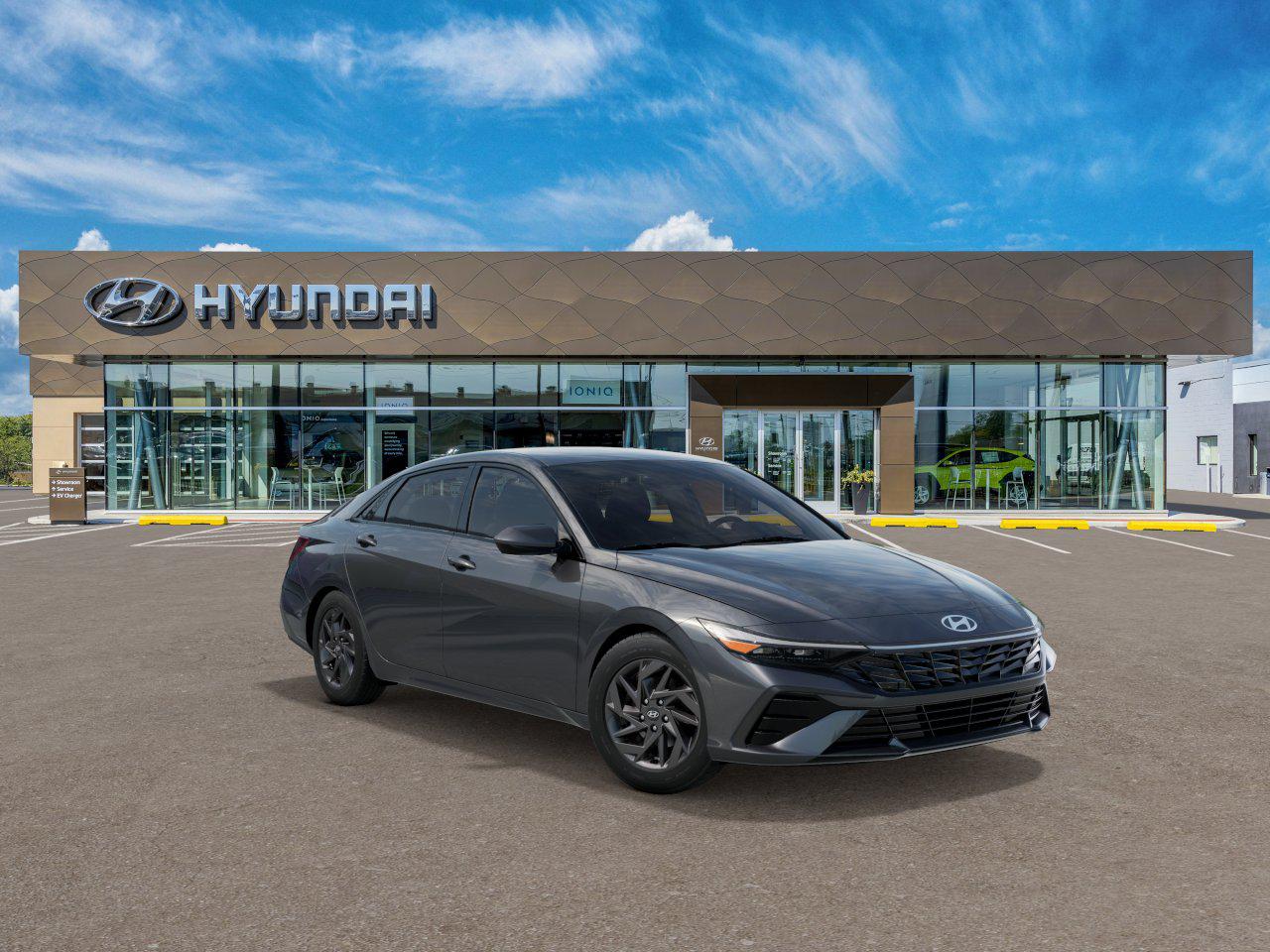 2025 Hyundai Elantra Hybrid Blue photo 2