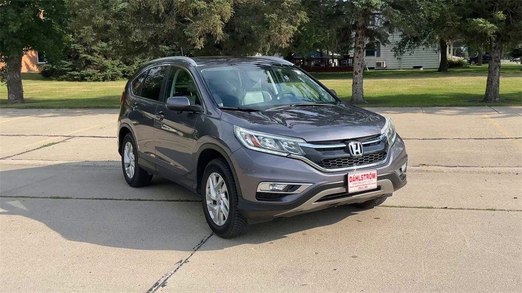 Used 2015 Honda CR-V EX-L with VIN 5J6RM4H78FL029011 for sale in Oslo, Minnesota