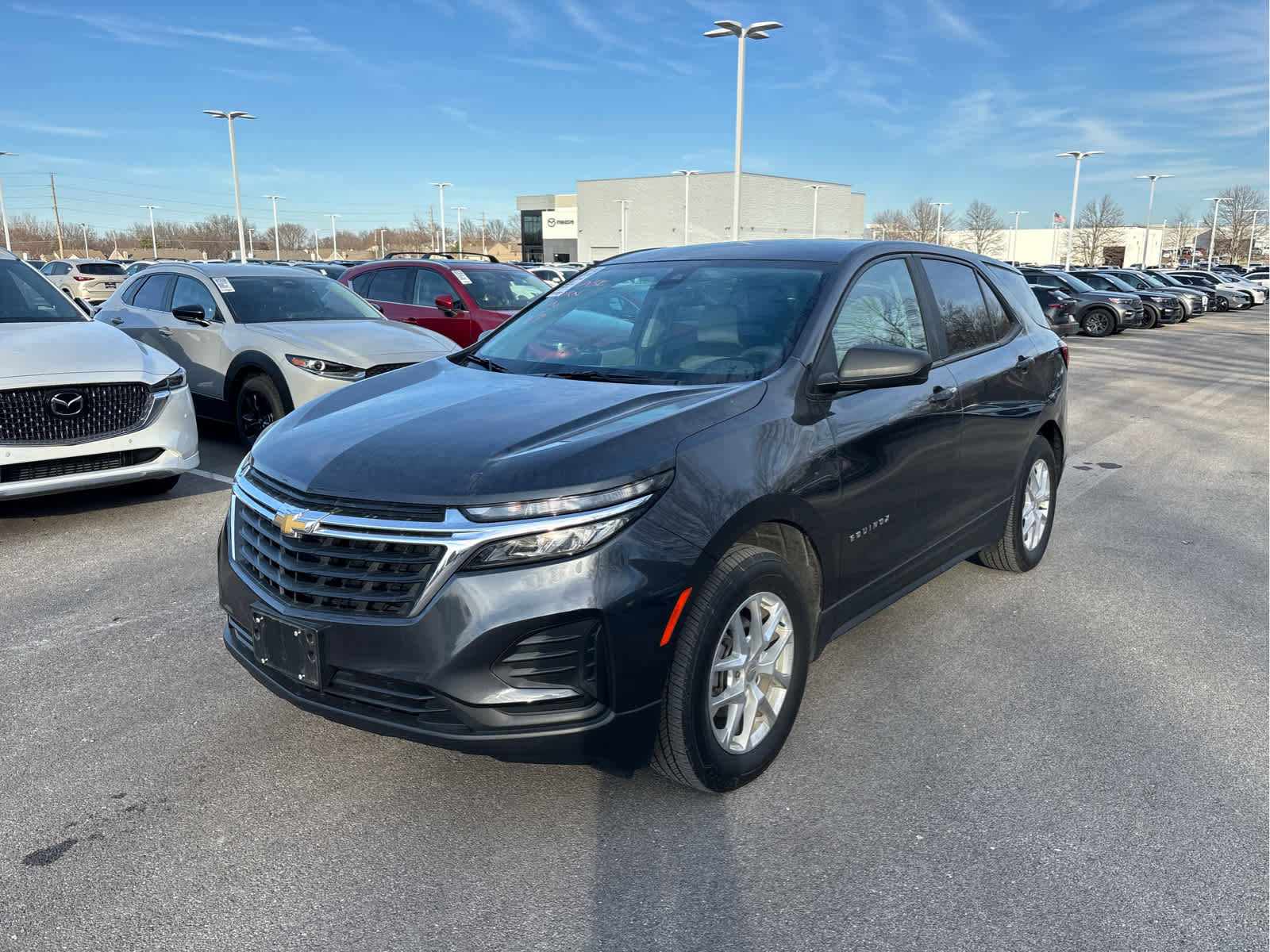 Used 2022 Chevrolet Equinox LS with VIN 3GNAXSEV6NS239303 for sale in Kansas City