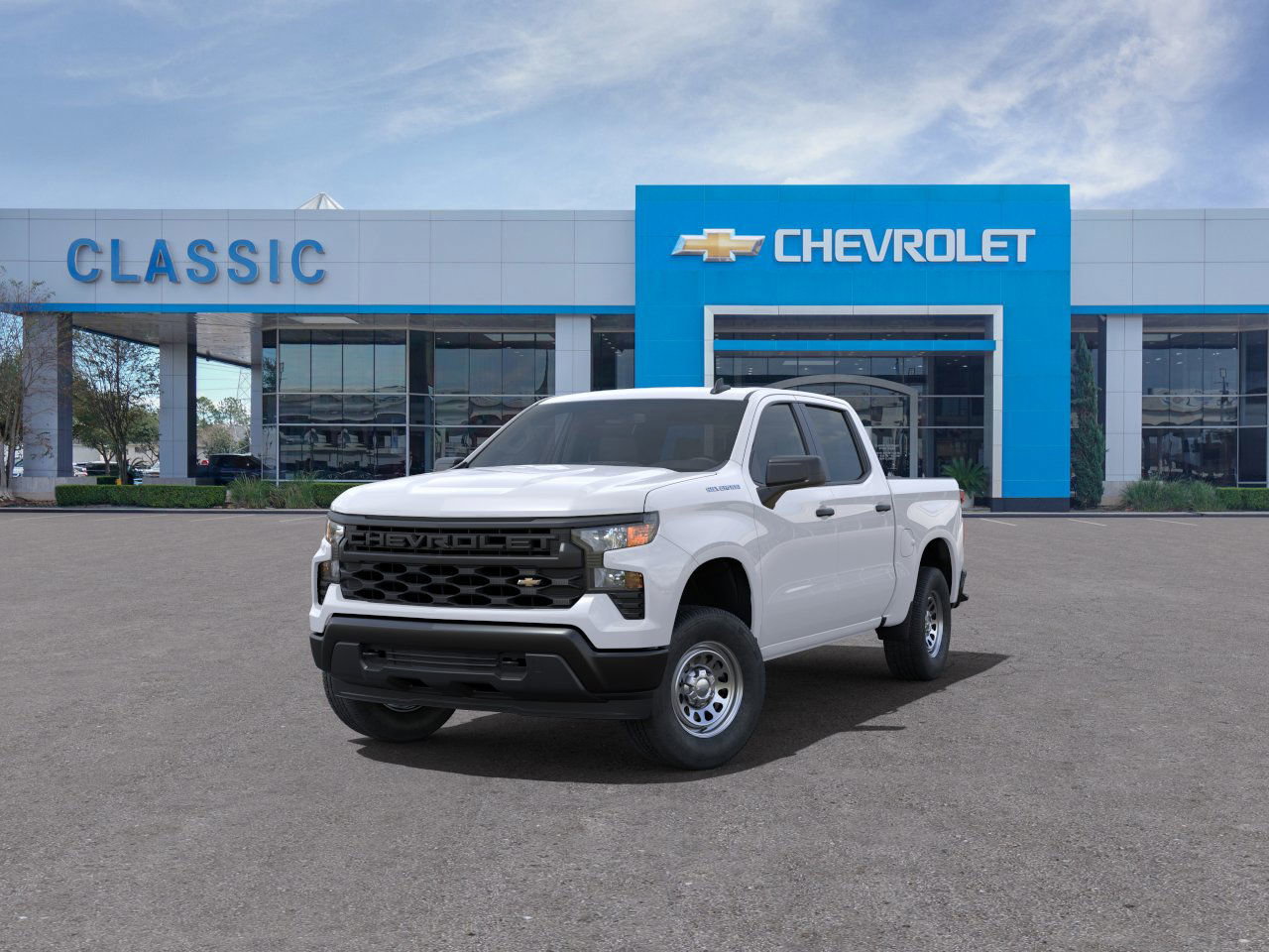 2024 Chevrolet Silverado 1500 WT White at Classic Elite Chevrolet Sugar Land