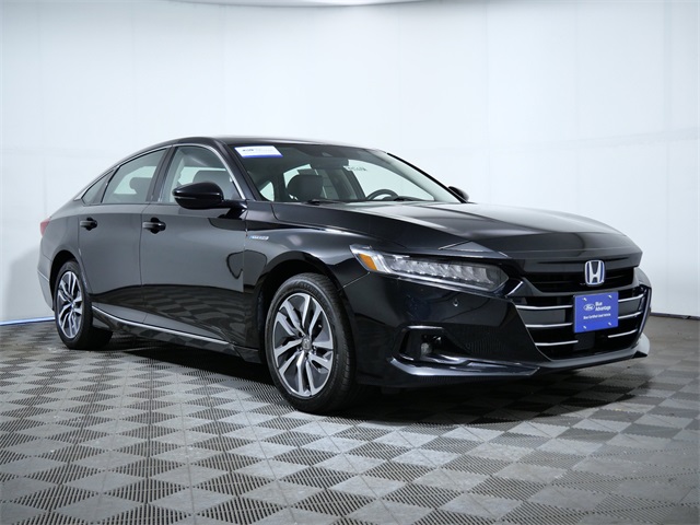 Certified 2022 Honda Accord Hybrid EX-L with VIN 1HGCV3F56NA015933 for sale in Apple Valley, Minnesota
