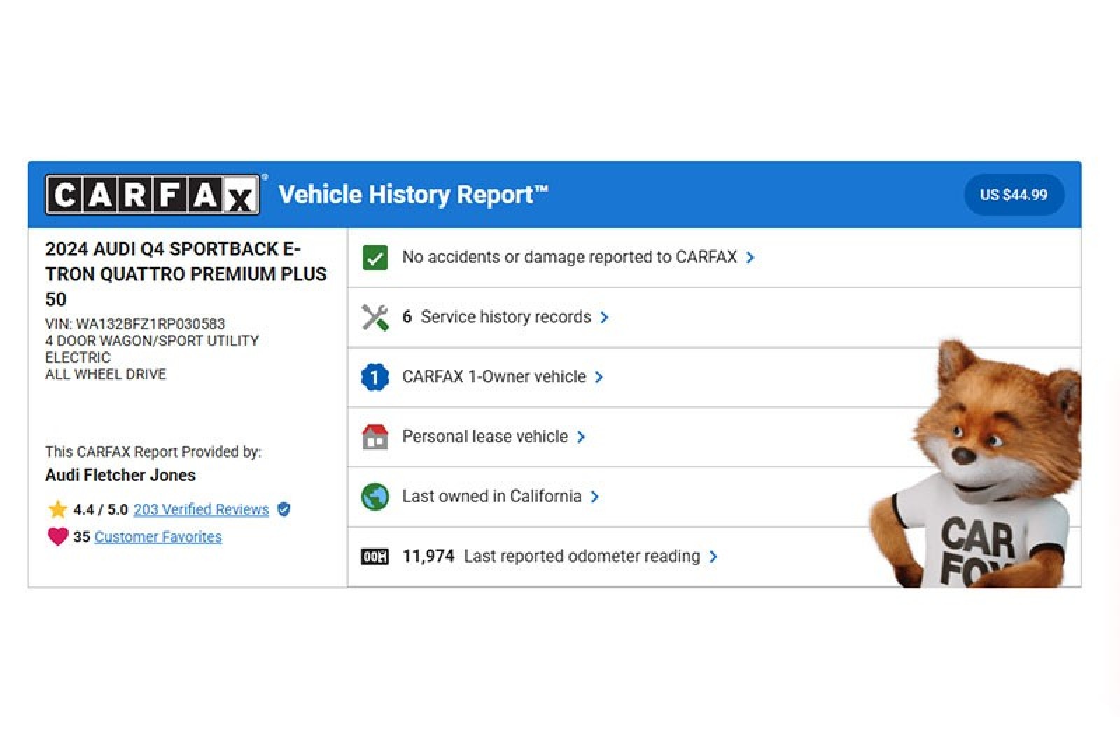 Used 2024 Audi Q4 Sportback e-tron Premium Plus with VIN WA132BFZ1RP030583 for sale in Costa Mesa, CA