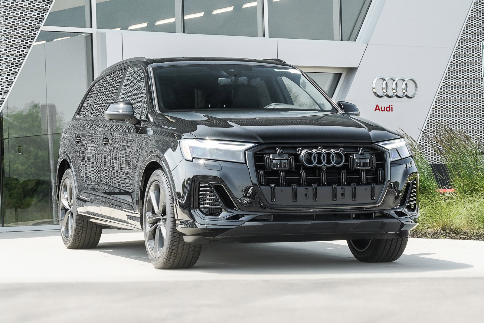 New 2025 Mythos Black Metallic Audi Premium Plus image 1