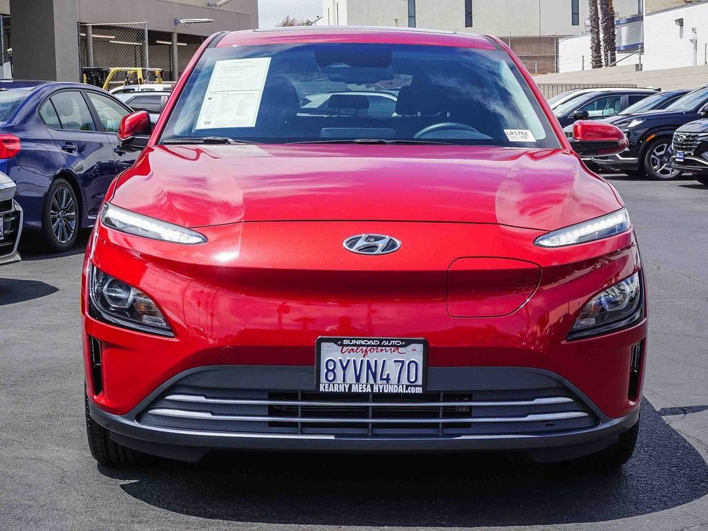 Certified 2022 Hyundai Kona EV SEL with VIN KM8K33AG9NU138953 for sale in San Diego, CA