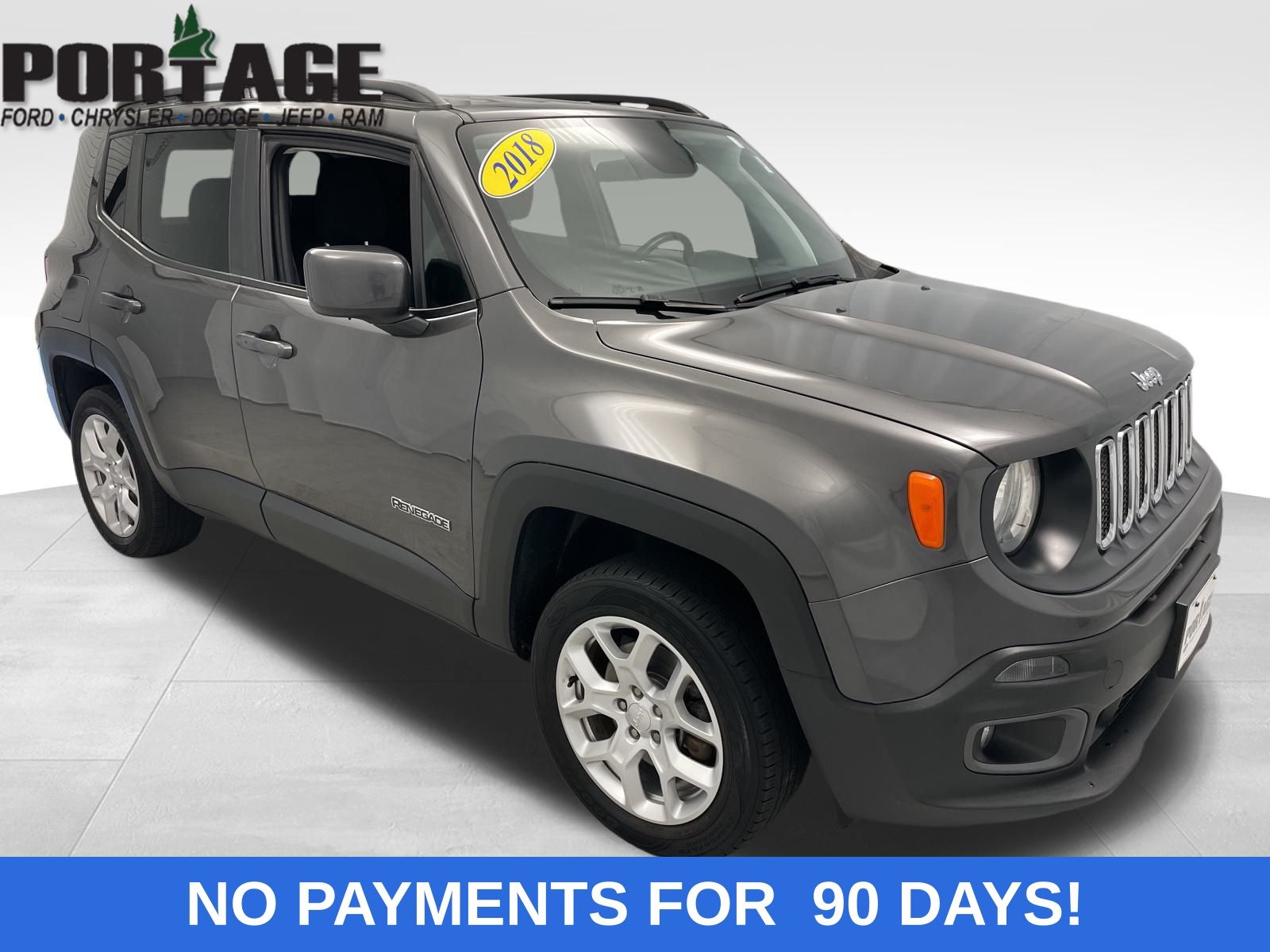 Used 2018 Jeep Renegade Latitude with VIN ZACCJBBB0JPJ37694 for sale in Portage, WI