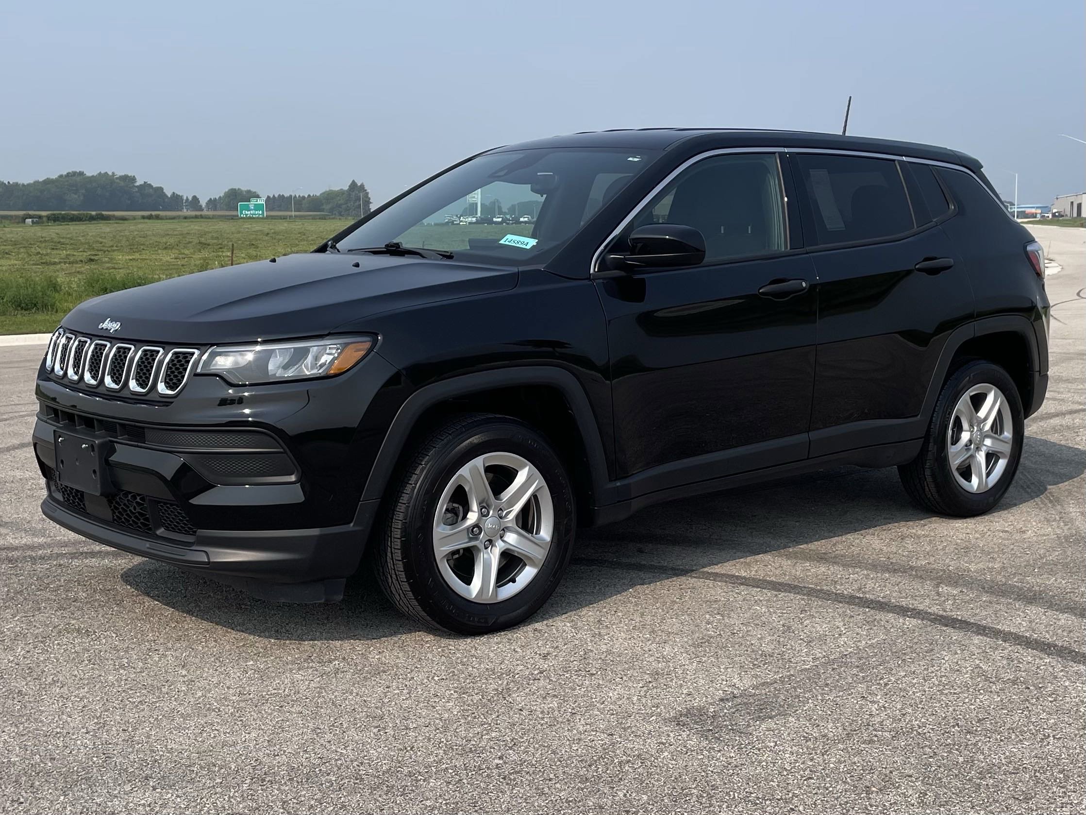 Used 2023 Jeep Compass Sport with VIN 3C4NJDAN9PT547687 for sale in Saint Charles, Minnesota